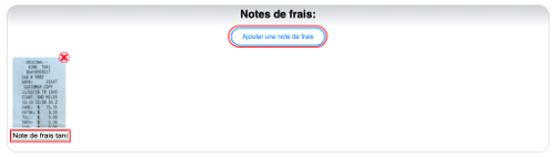 Feuille de pointage